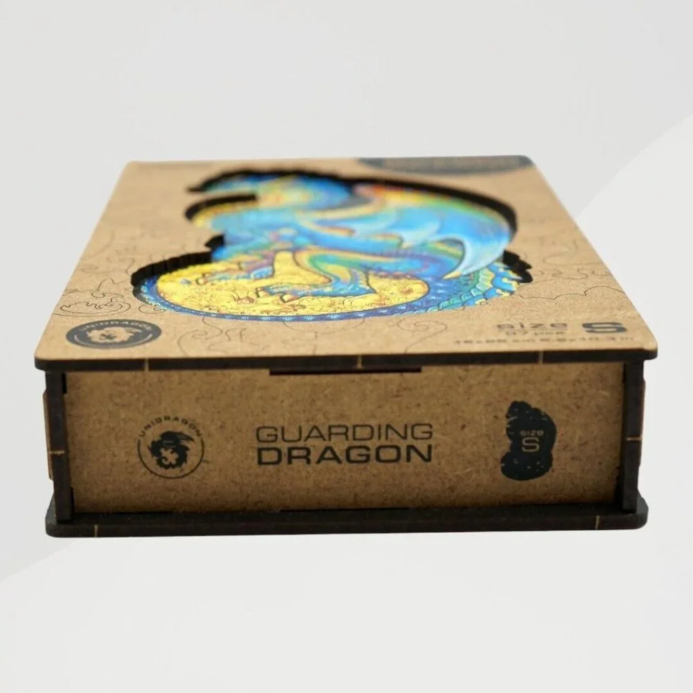 UNIDRAGON‎ Wooden Jigsaw Puzzle GUARDING DRAGON 97 PIECES SIZE S